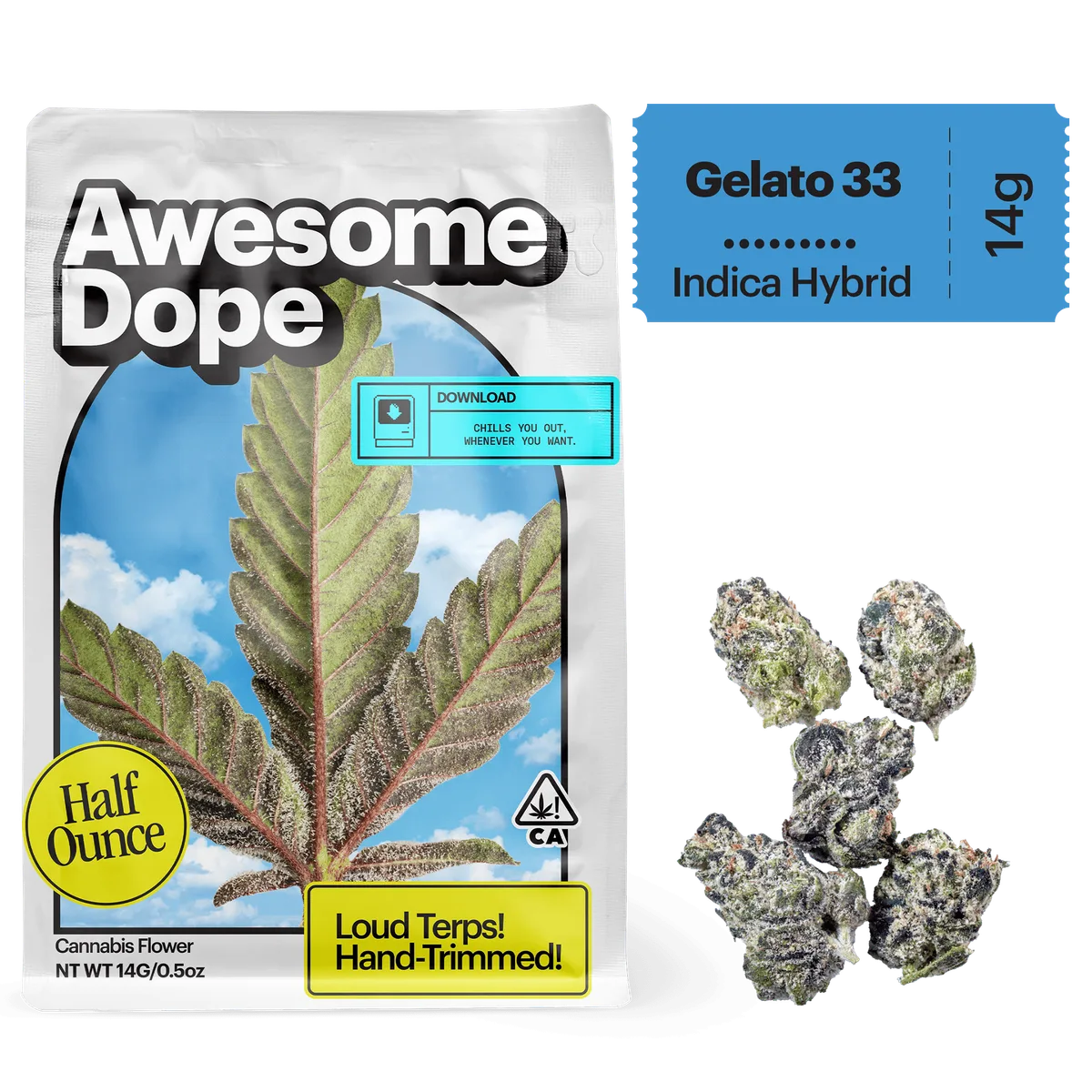 GELATO 33 - SMALLS - 14GRAMS - AWESOME DOPE