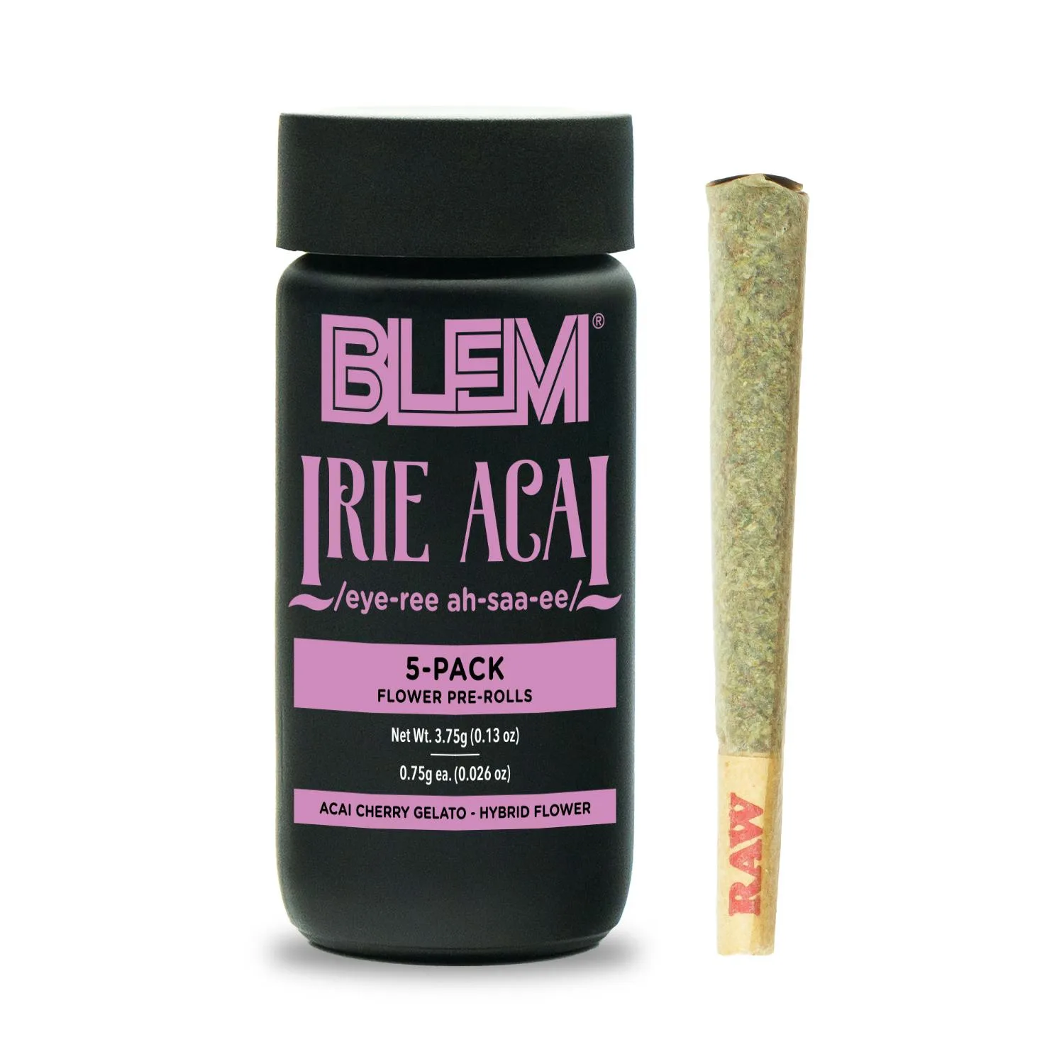 BLEM IRIE ACAI 5-Pack .75g Pre-Rolls