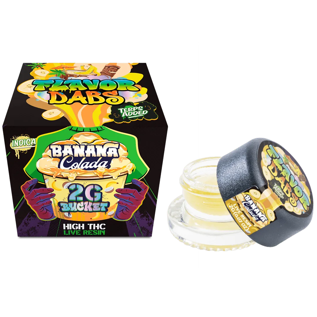 Loud + Clear - Banana Colada Flavor Dabs - 2g Live Resin