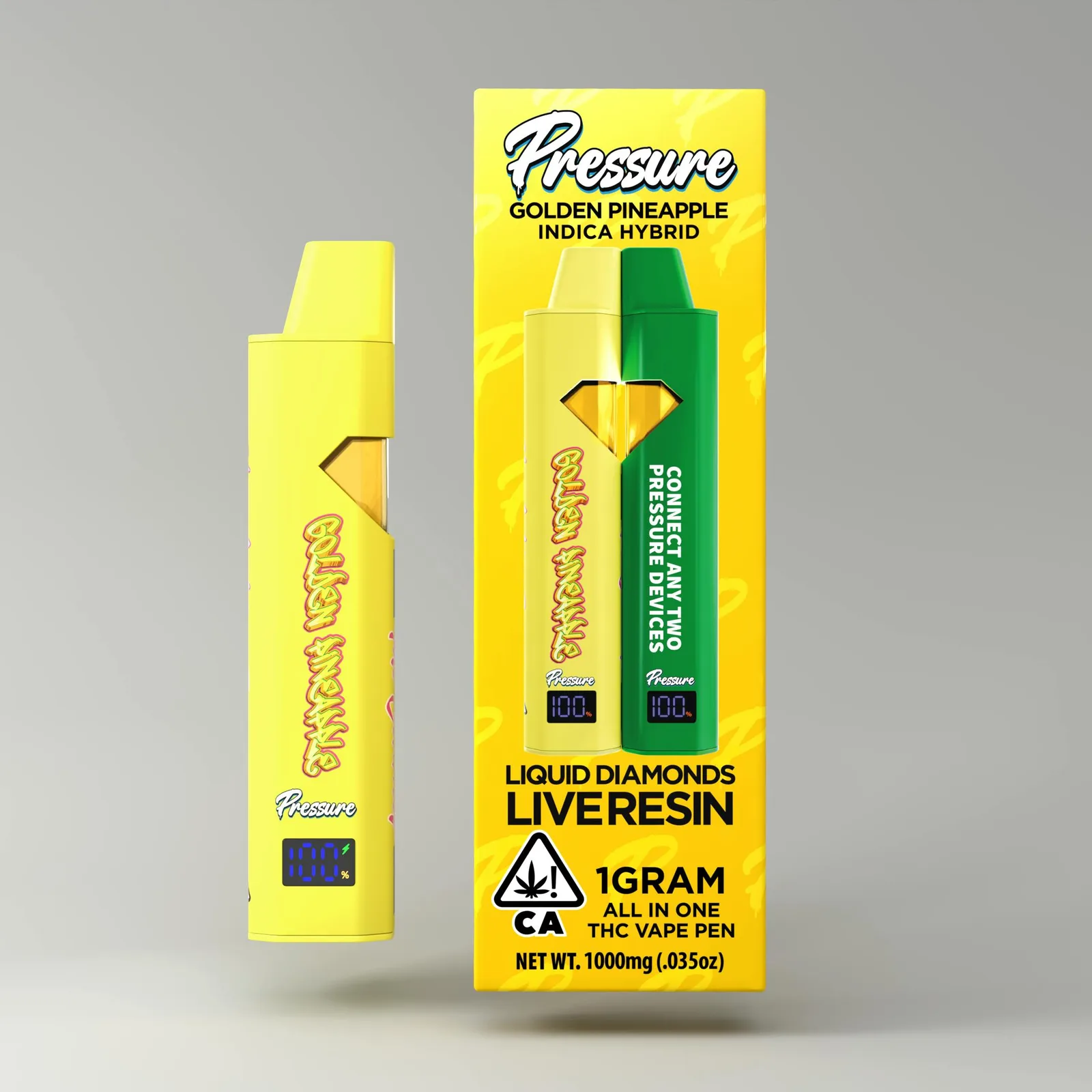 Pressure Extracts | Golden Pineapple | All In One | 1G