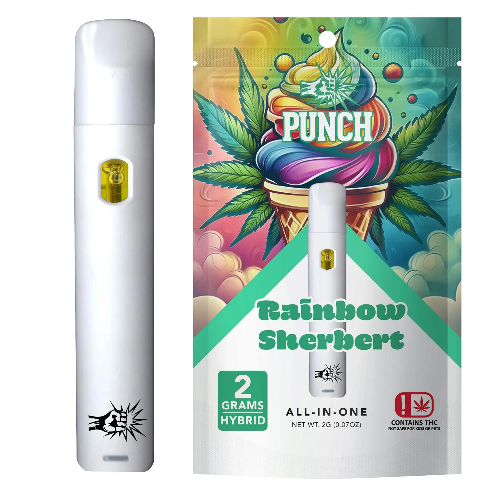Rainbow Sherbert Distillate AIO (2g)