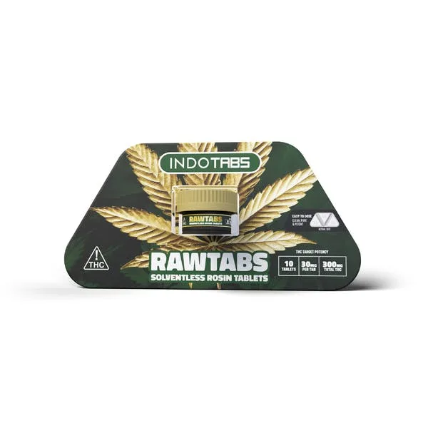 Capsule - Indo RawTabs 10pk - 300mg (Solventless ROSIN) - LVX