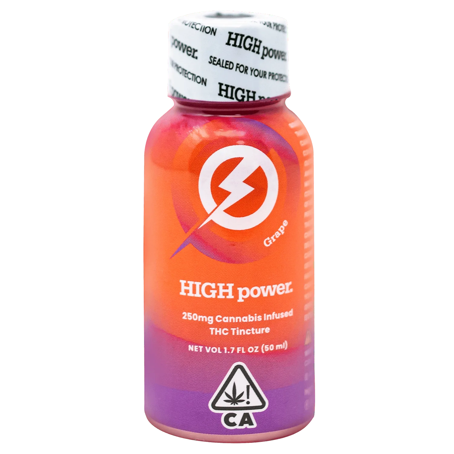 HIGH power syrup - Grape 250mg THC Single