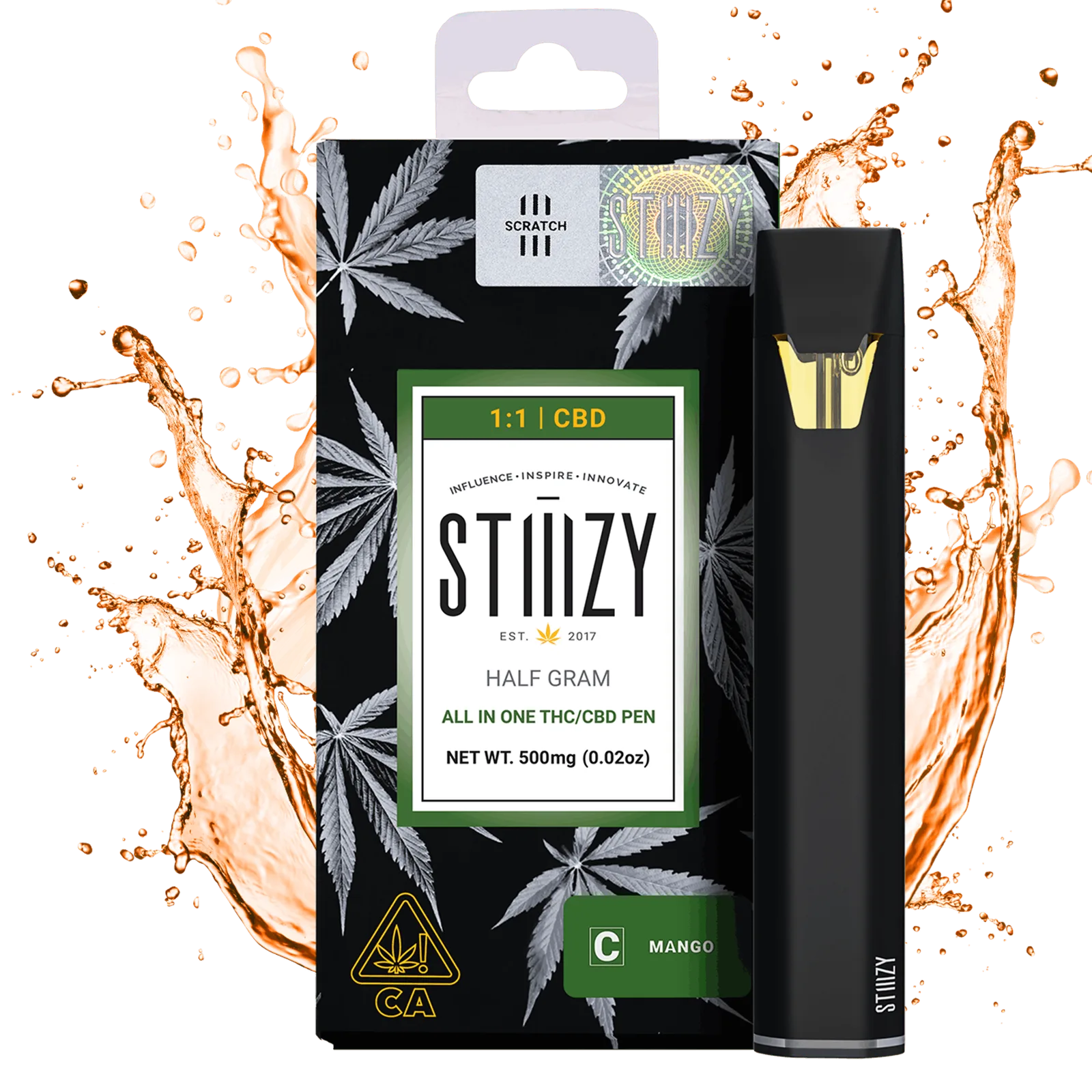 STIIIZY - CBD AIO - Mango - 0.5g
