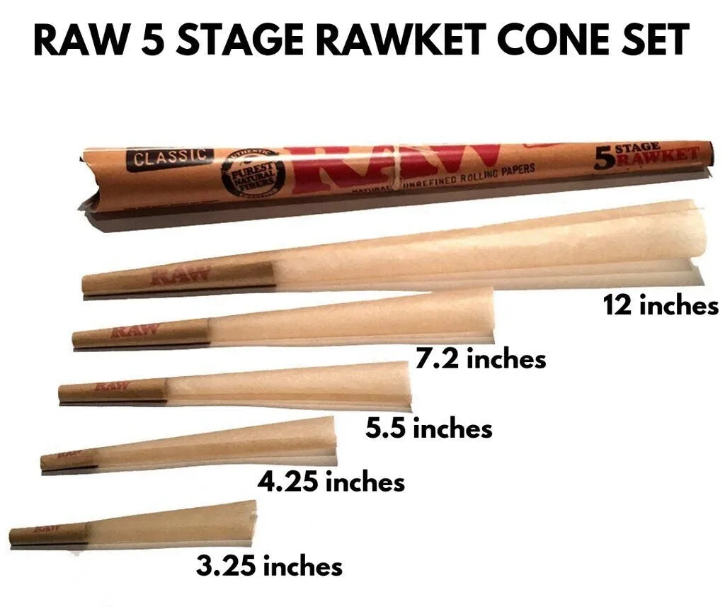 Raw Cones 5 Stage Rocket - SALE