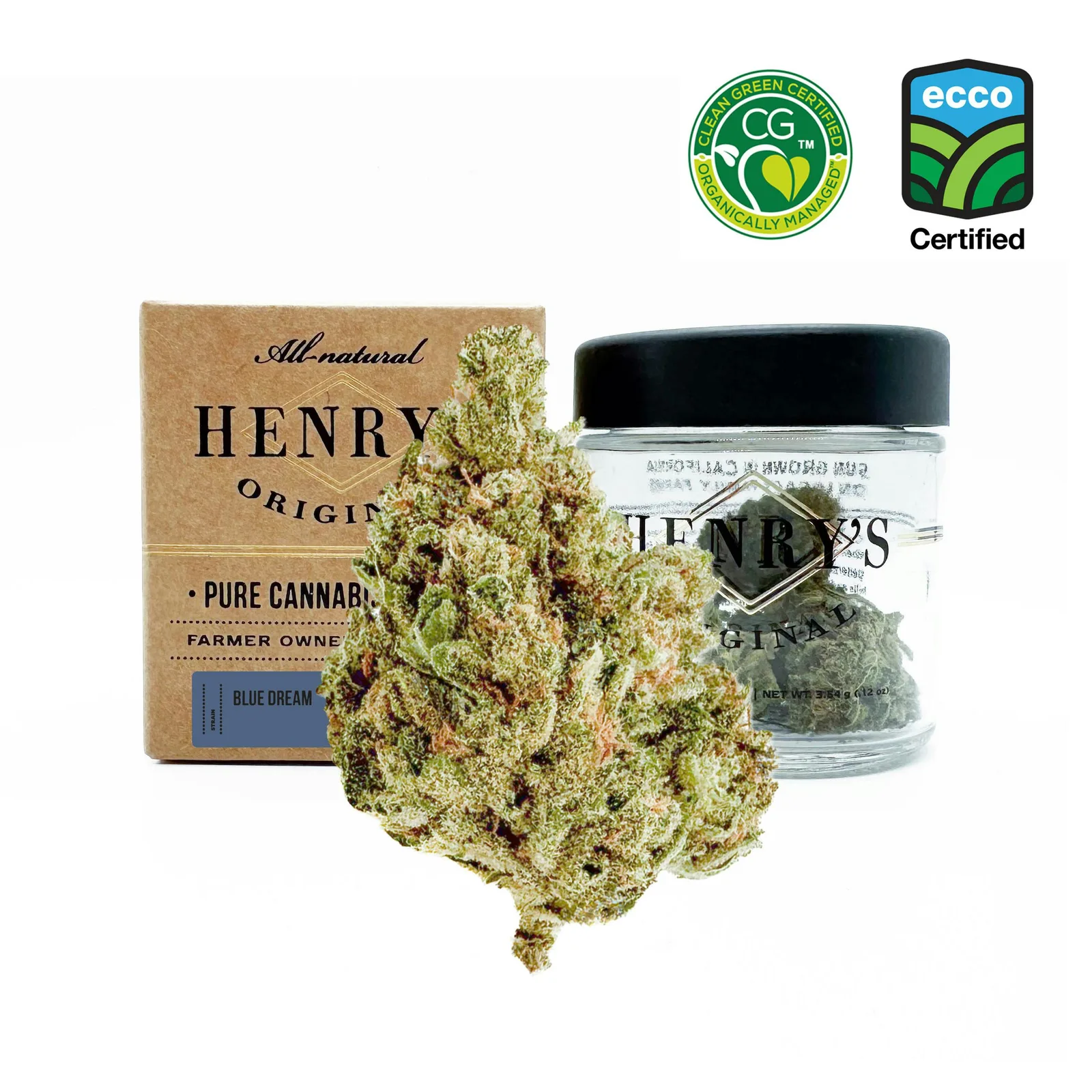 Henry's Original | Blue Dream | Jar Big Buds | 3.5g