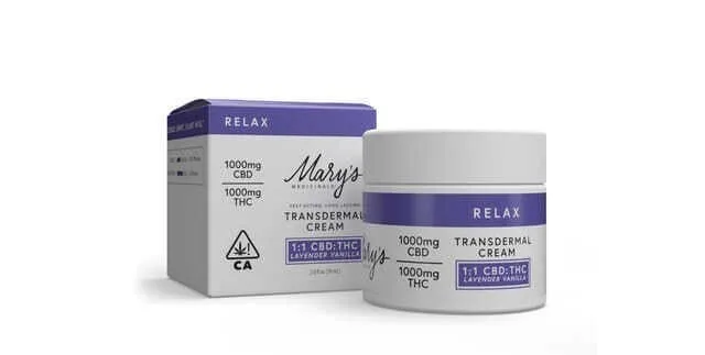 Relax Transdermal Cream (Lavender Vanilla) (2 oz.) (CA)