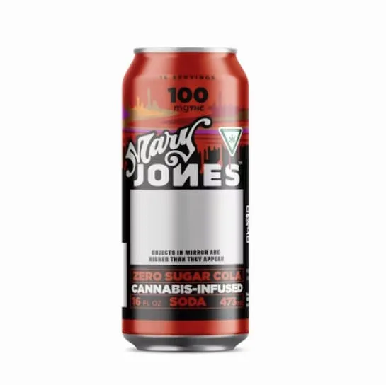 Mary Jones | Zero Cola Soda | Carbonated | 100mg