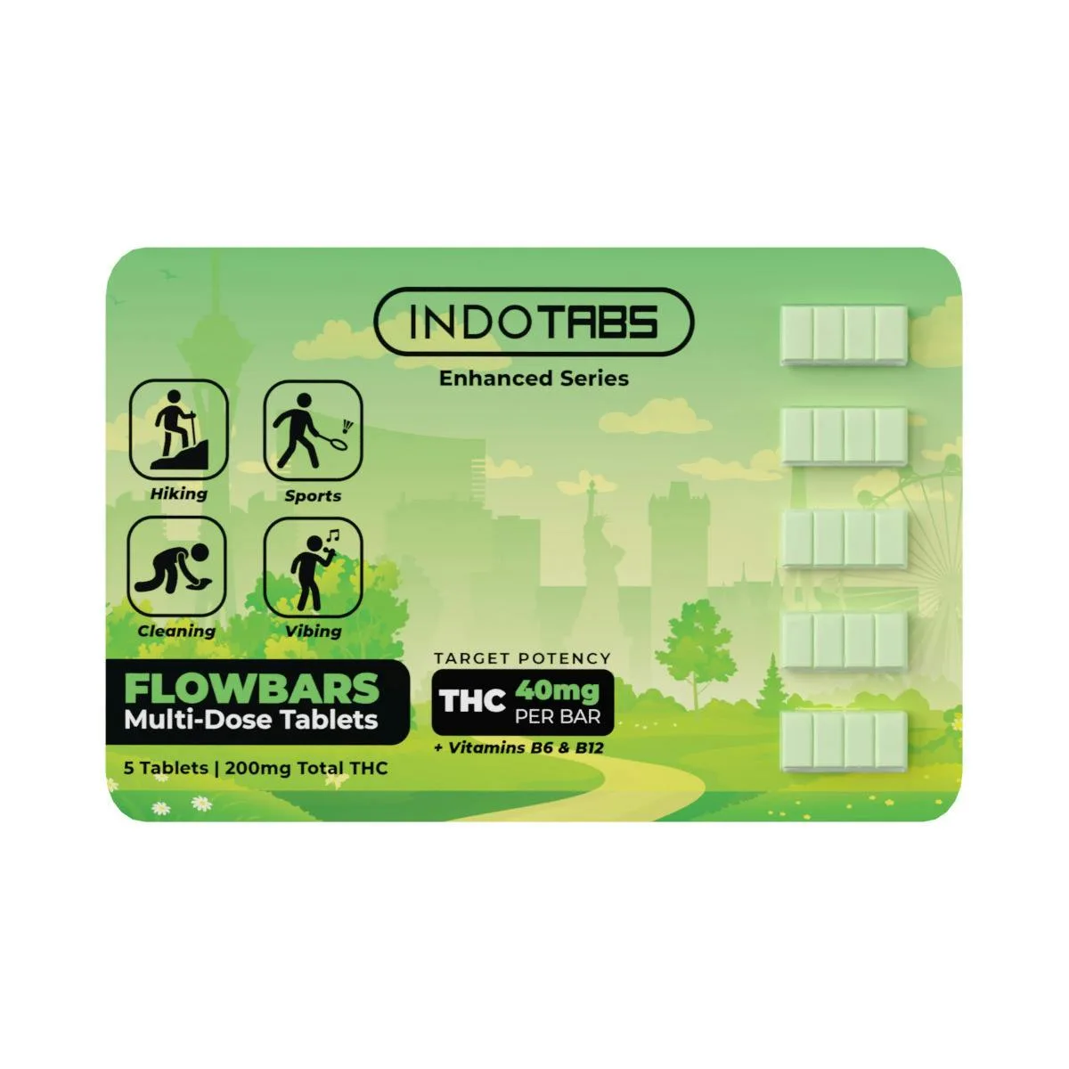 INDOTABS - FLOW BAR - INFUSED TABLETS