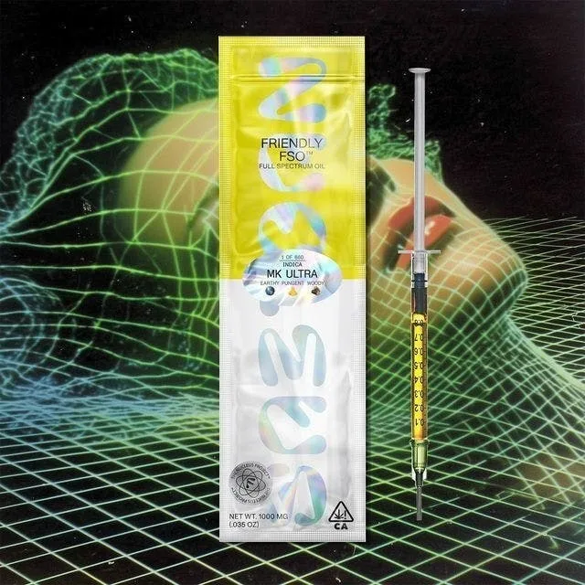 Friendly Brand | Live Resin Applicator | MK Ultra | Extract Oils | 1g