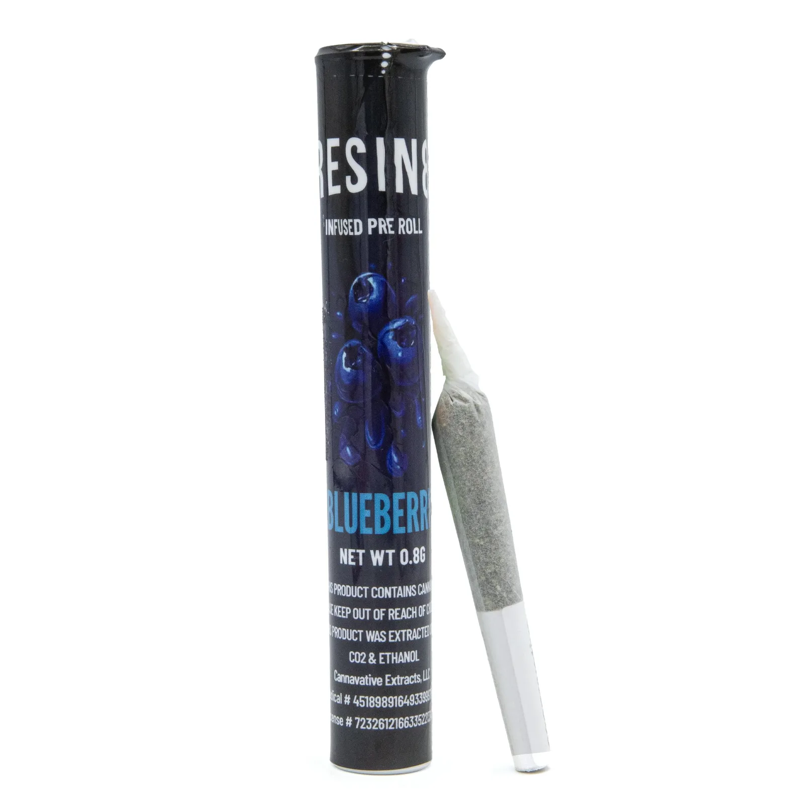 BLUEBERRY INFUSED PRE-ROLL [0.8G]