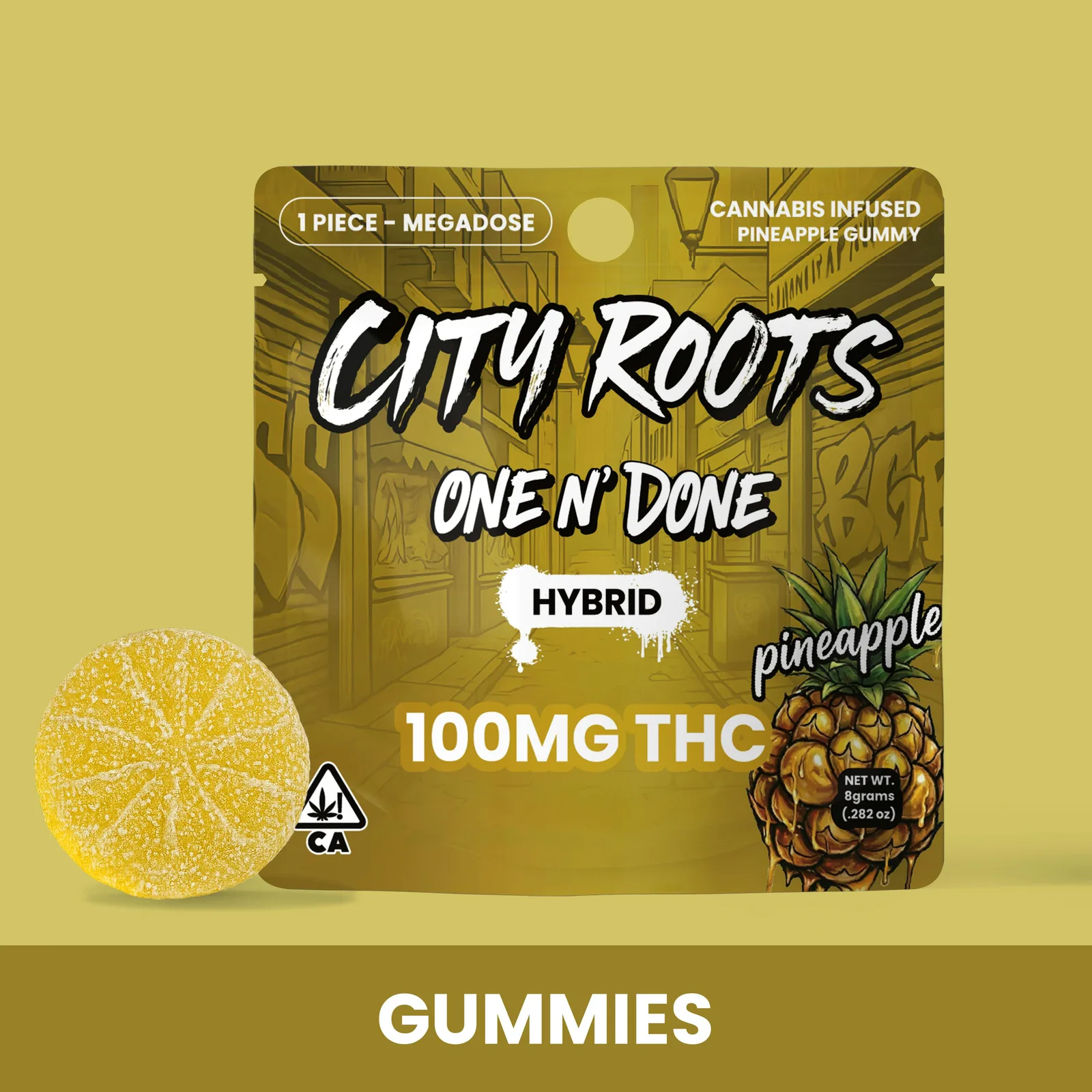 Pineapple (Hybrid) Edible 100mg