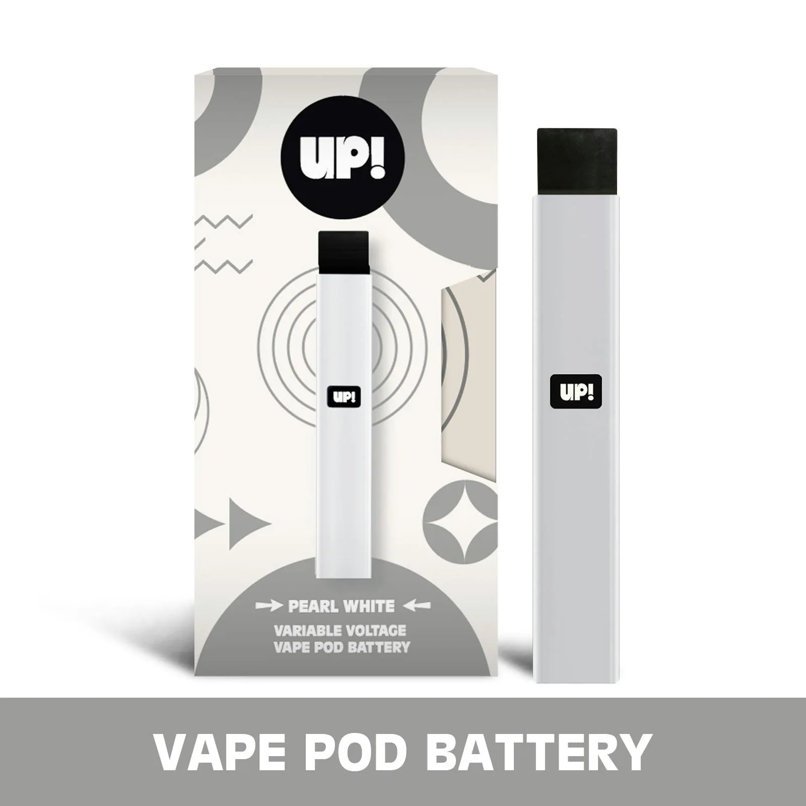 Pearl White Pod Variable Battery + Charger