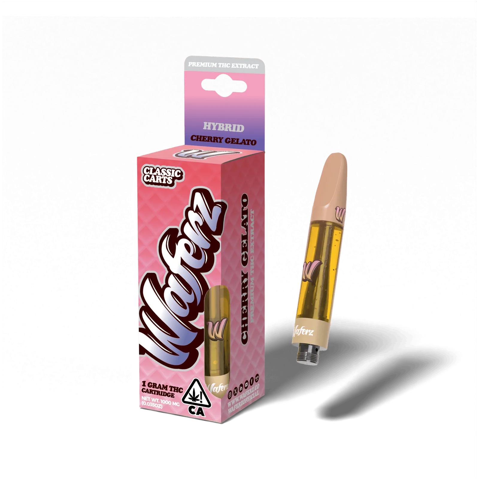 Waferz Classic Carts: Cherry Gelato (1g)