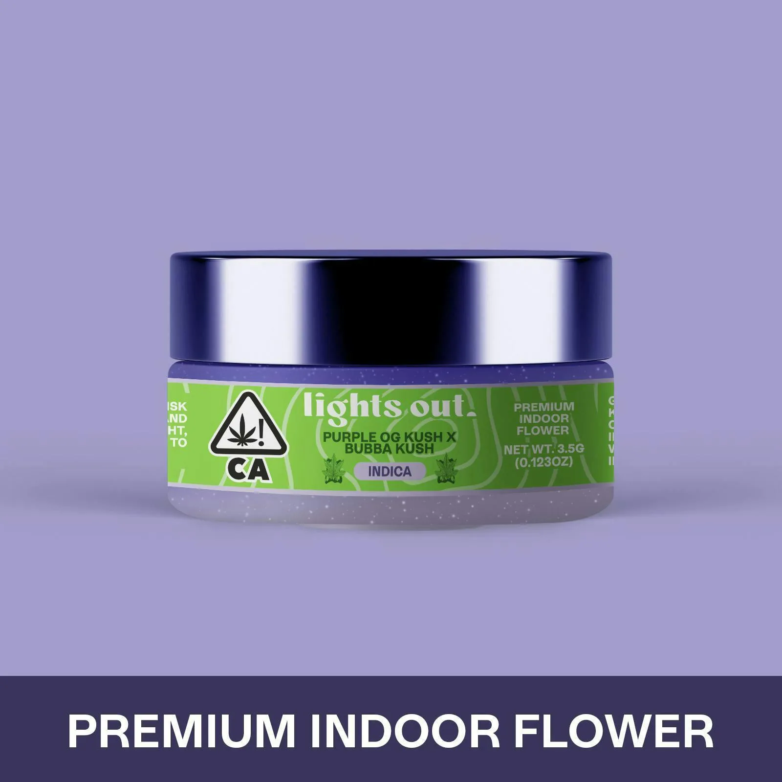 Purple OG Kush x Bubba Kush (Indica) Flower 3.5g