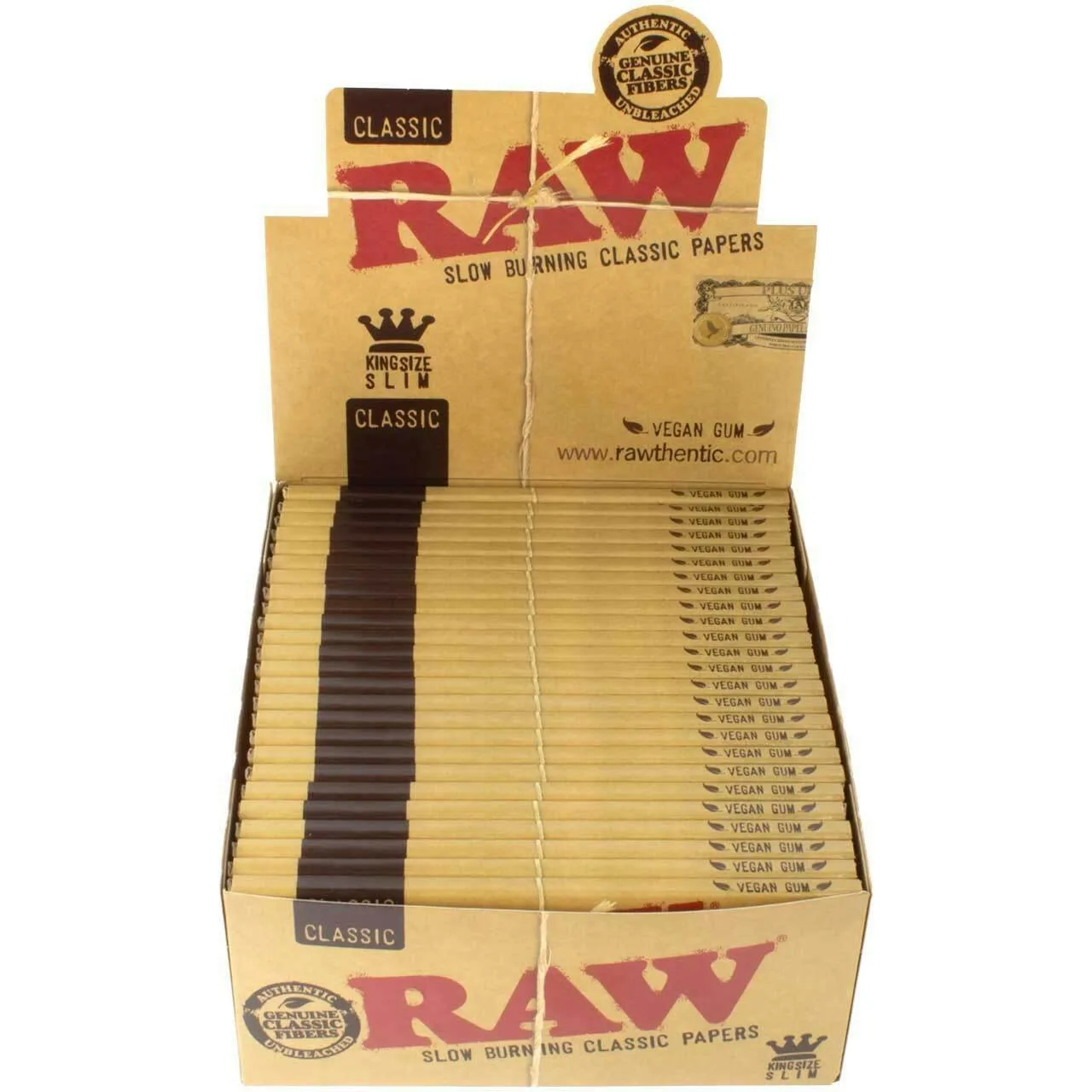 RAW Classic 1 1/4 Slow Burning Papers 50pk