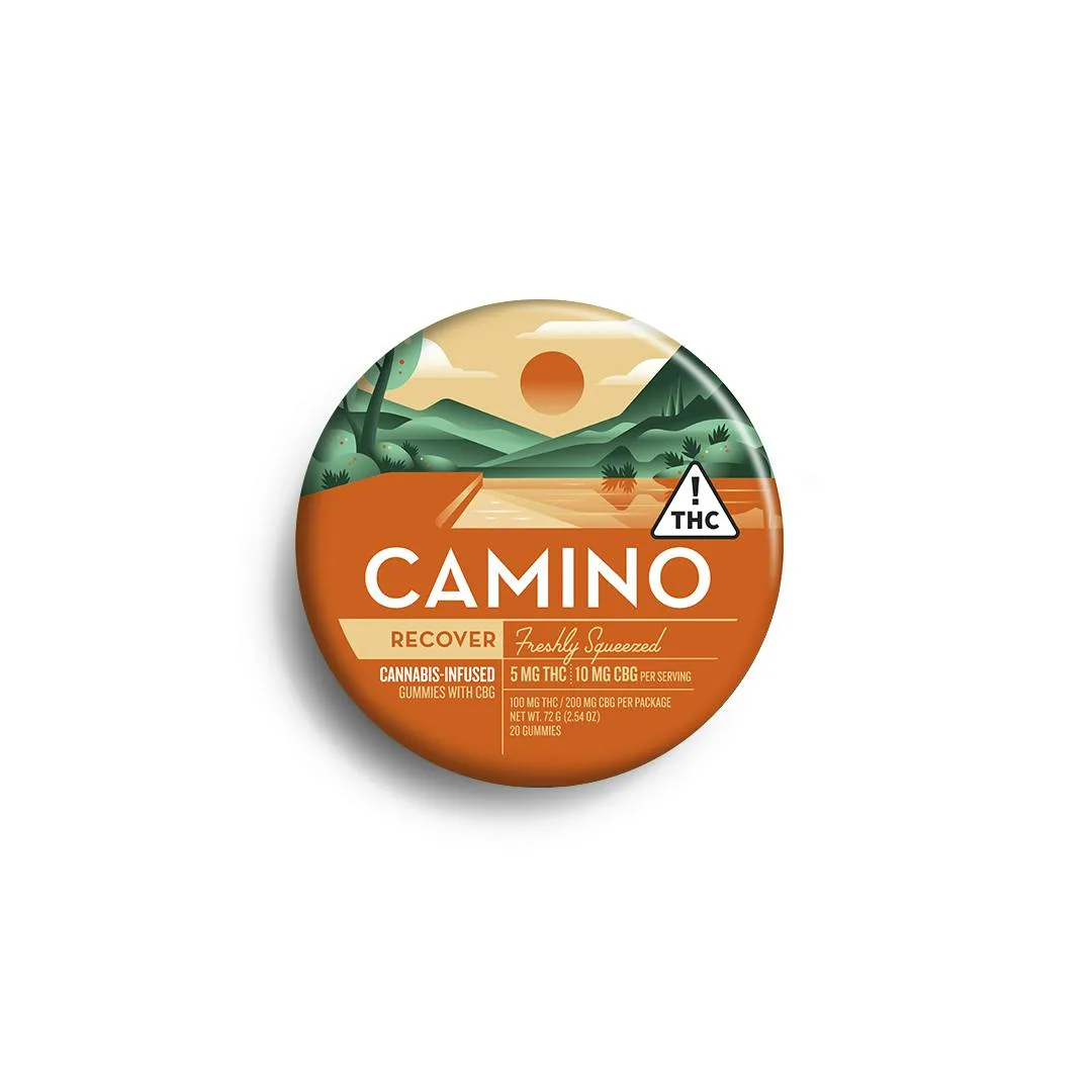 KIVA CAMINO - FRESHLY SQUEEZED GUMMY - CBG:THC 2:1 - 20pk