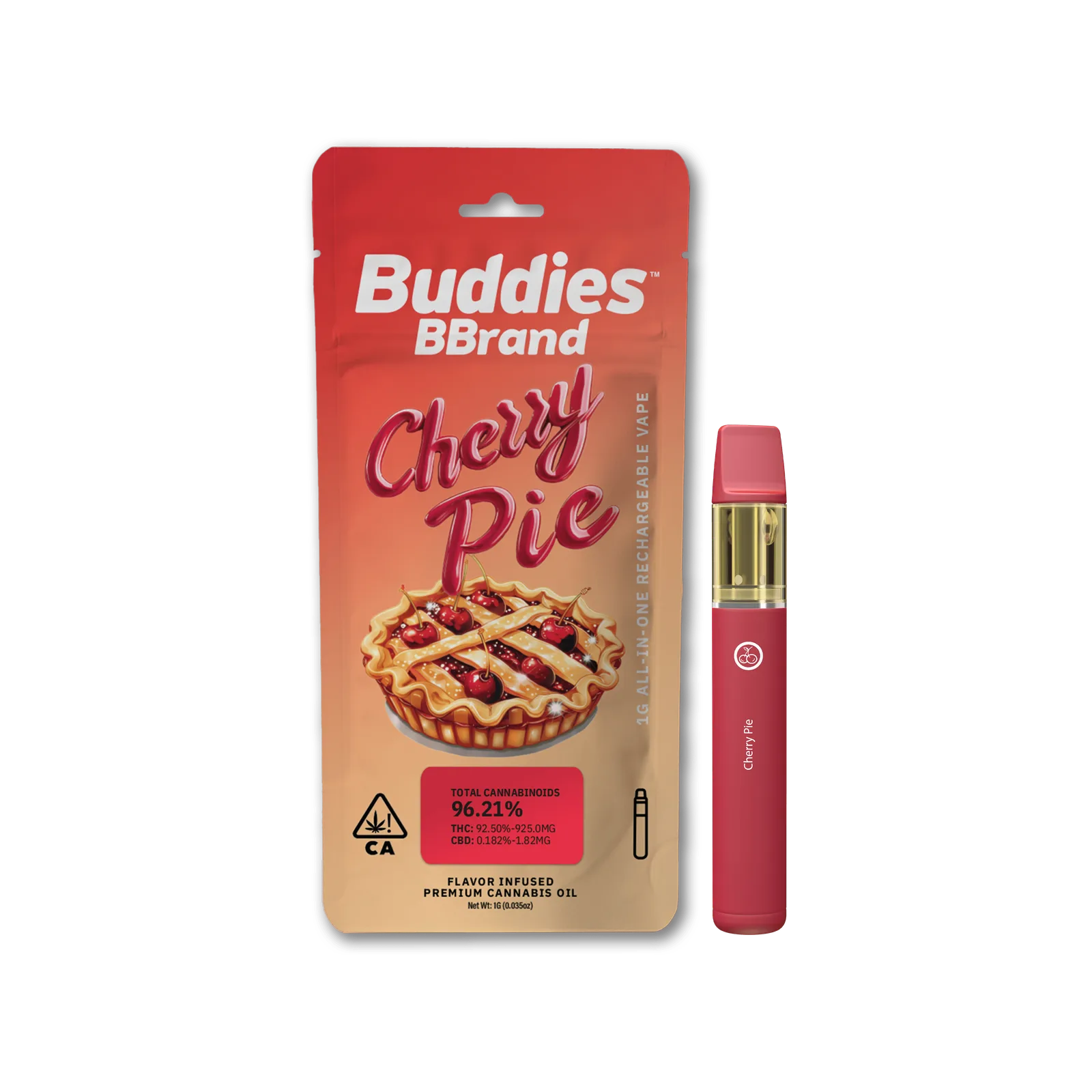 BBrand Cherry Pie 1g AIO Vape