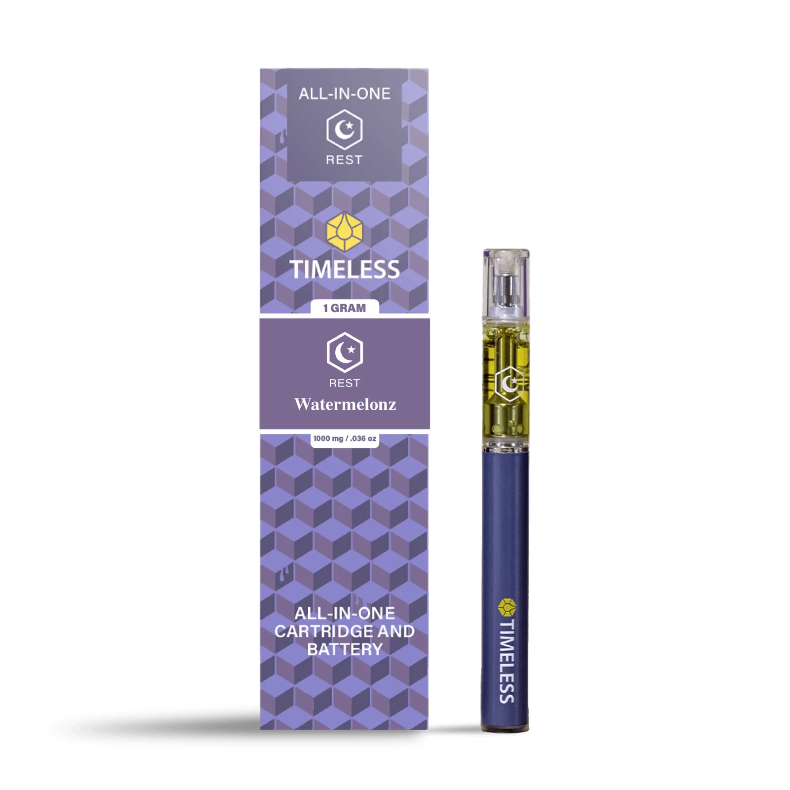 Timeless Watermelonz 1000mg Vape Cartridge All-In-One (Rest)