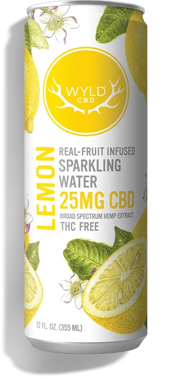Lemon CBD Sparkling Water | 25mg