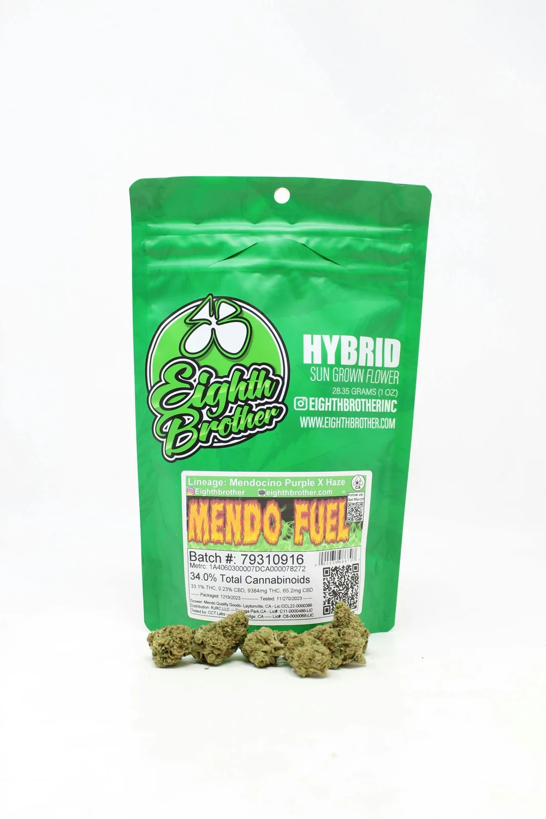 Eighth Brother | Mendo Fuel | Big Buds | 28g