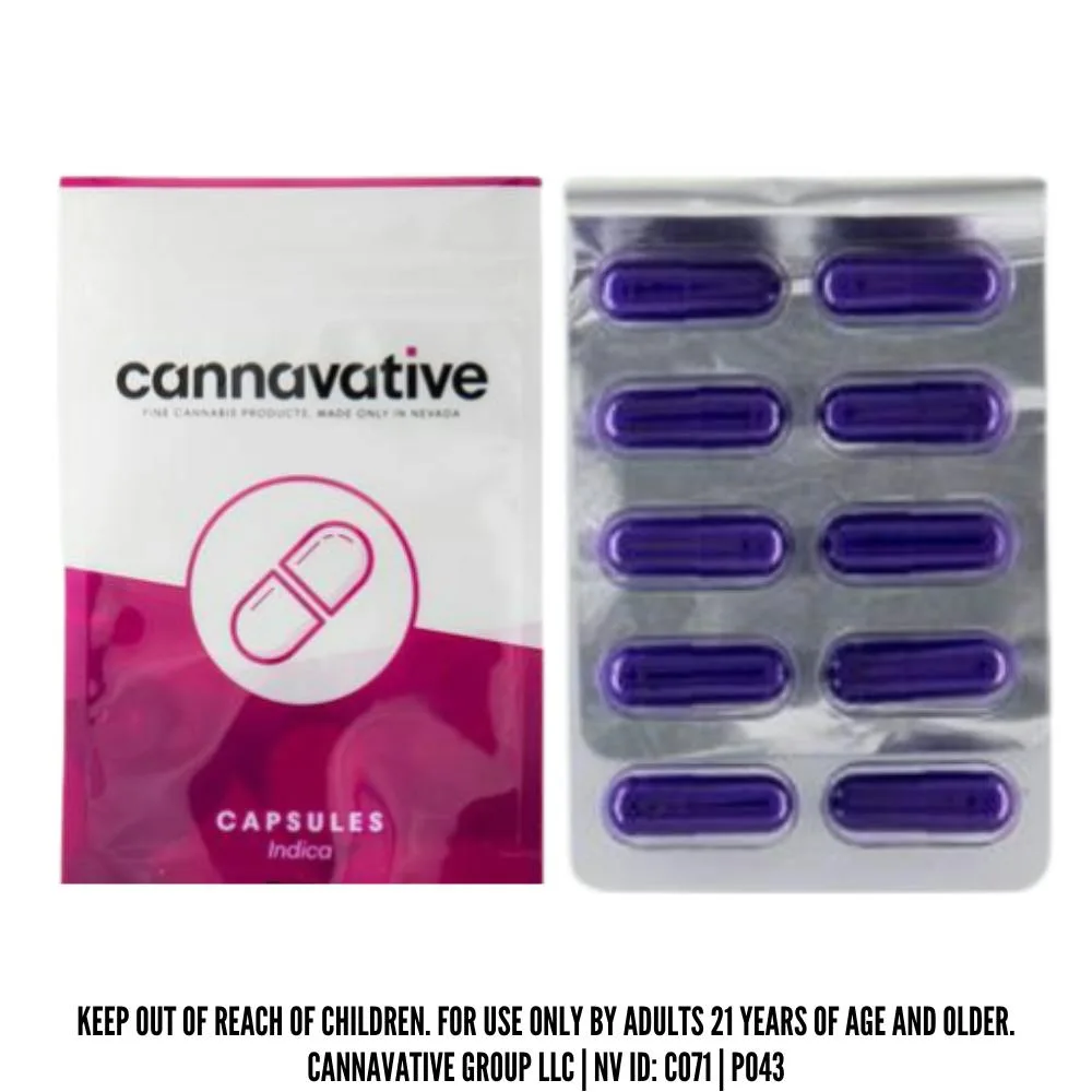 Capsule Indica - 10pk - 100mg - CVG - Cannavative