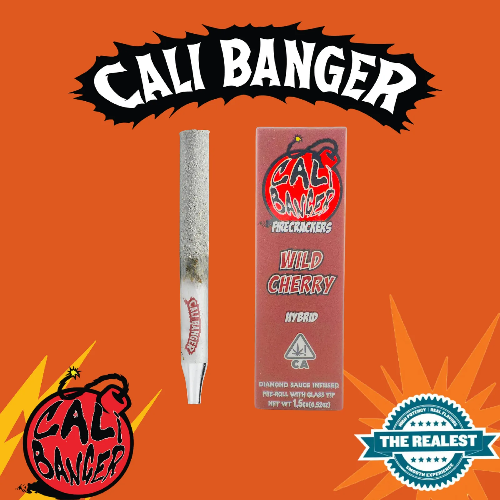 Firecracker Infused Pre Roll Wild Cherry 1.5 G