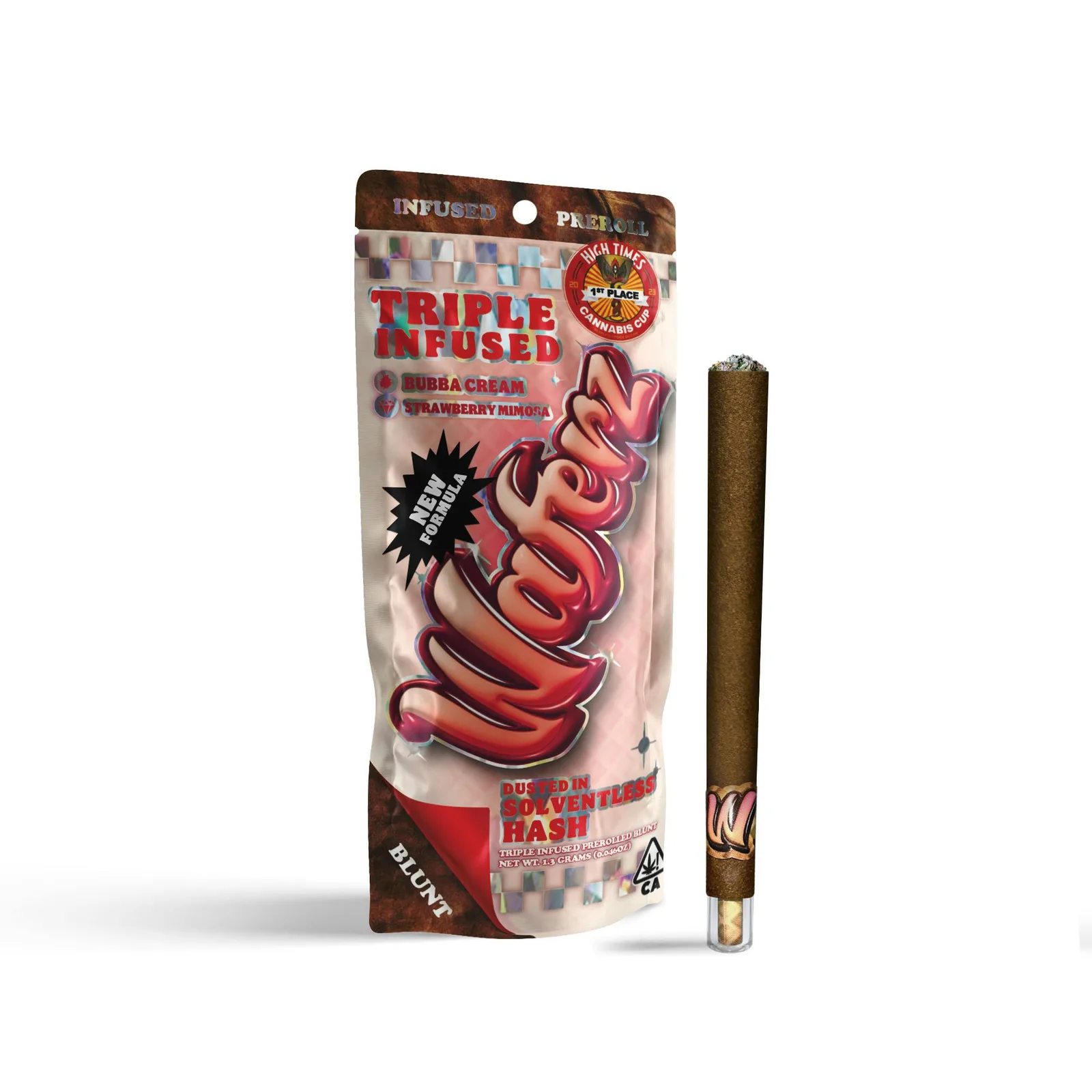 Waferz Triple Infused Blunt: Bubba Cream x Strawberry Mimosa (1.3g)