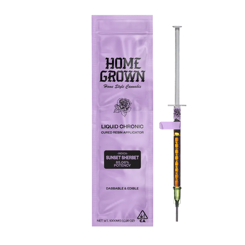 Home Grown | Sunset Sherbet | Cured Resin Applicator | Concentrates | 1g