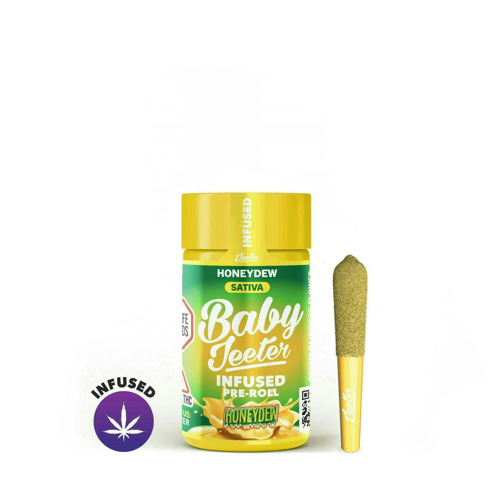 Jeeter | Honeydew | Baby Infused Minis | 0.5g each | 5pk