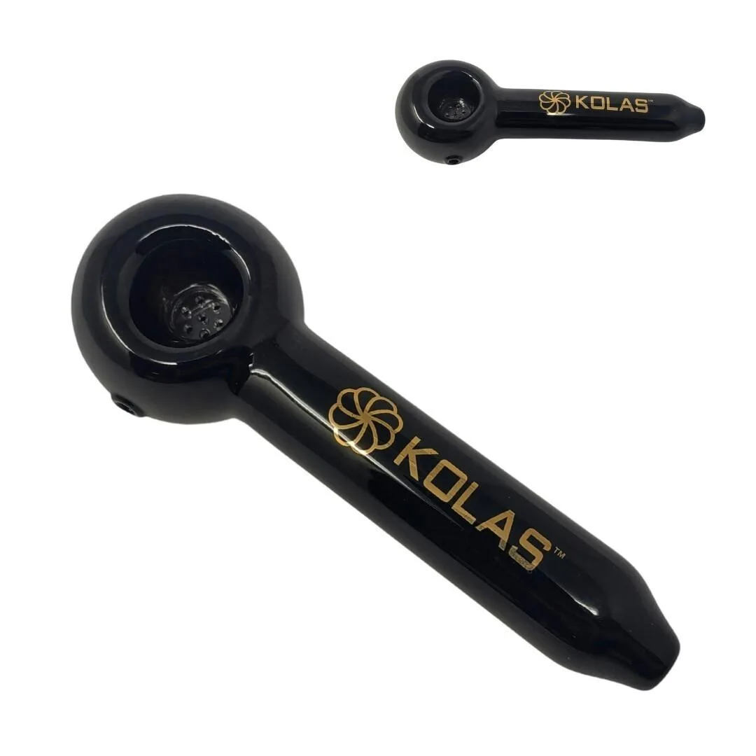 Kolas Branded Pipe Large Black & Gold