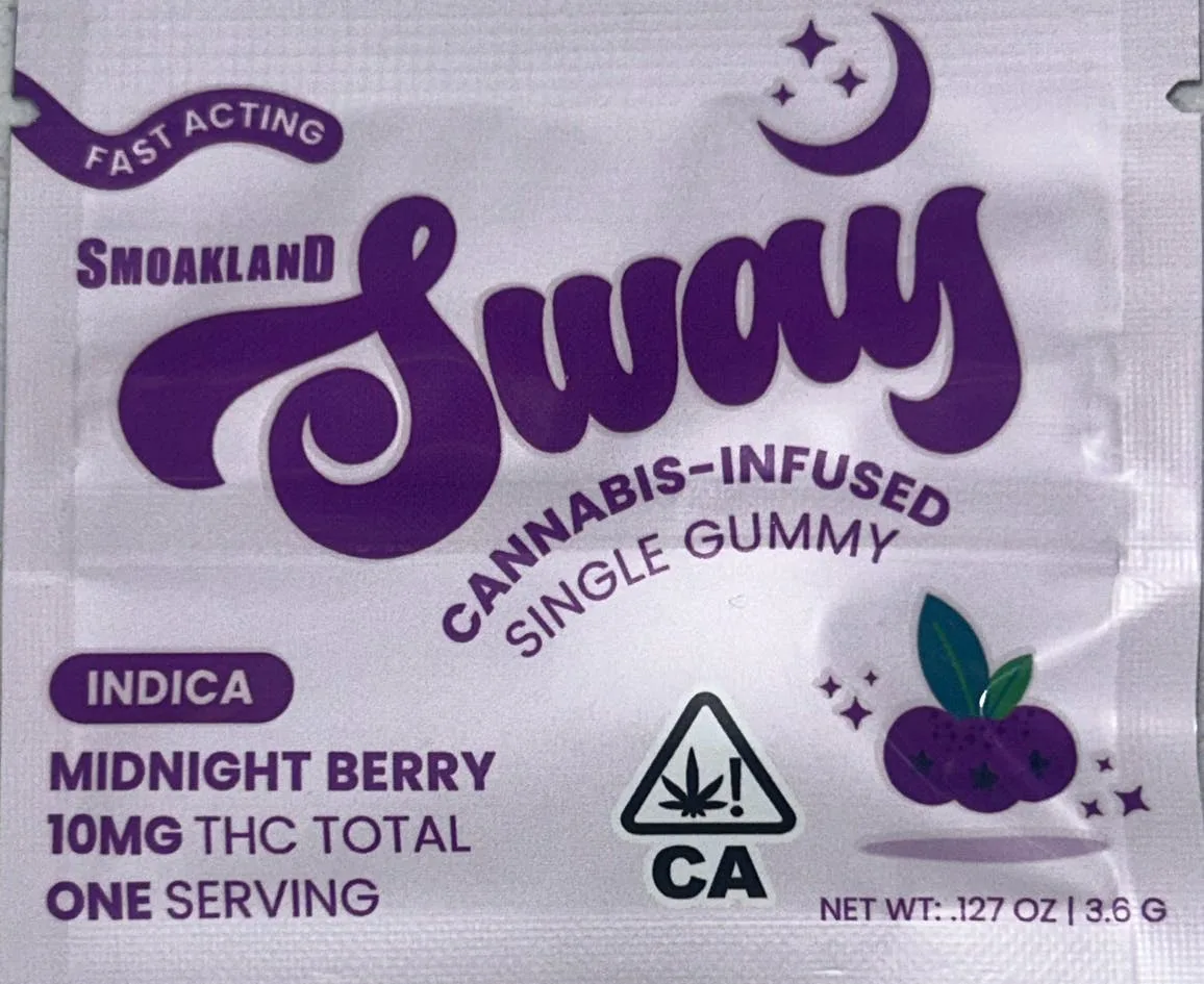 Sway Singles 1pk - Midnight Berry - 5mg