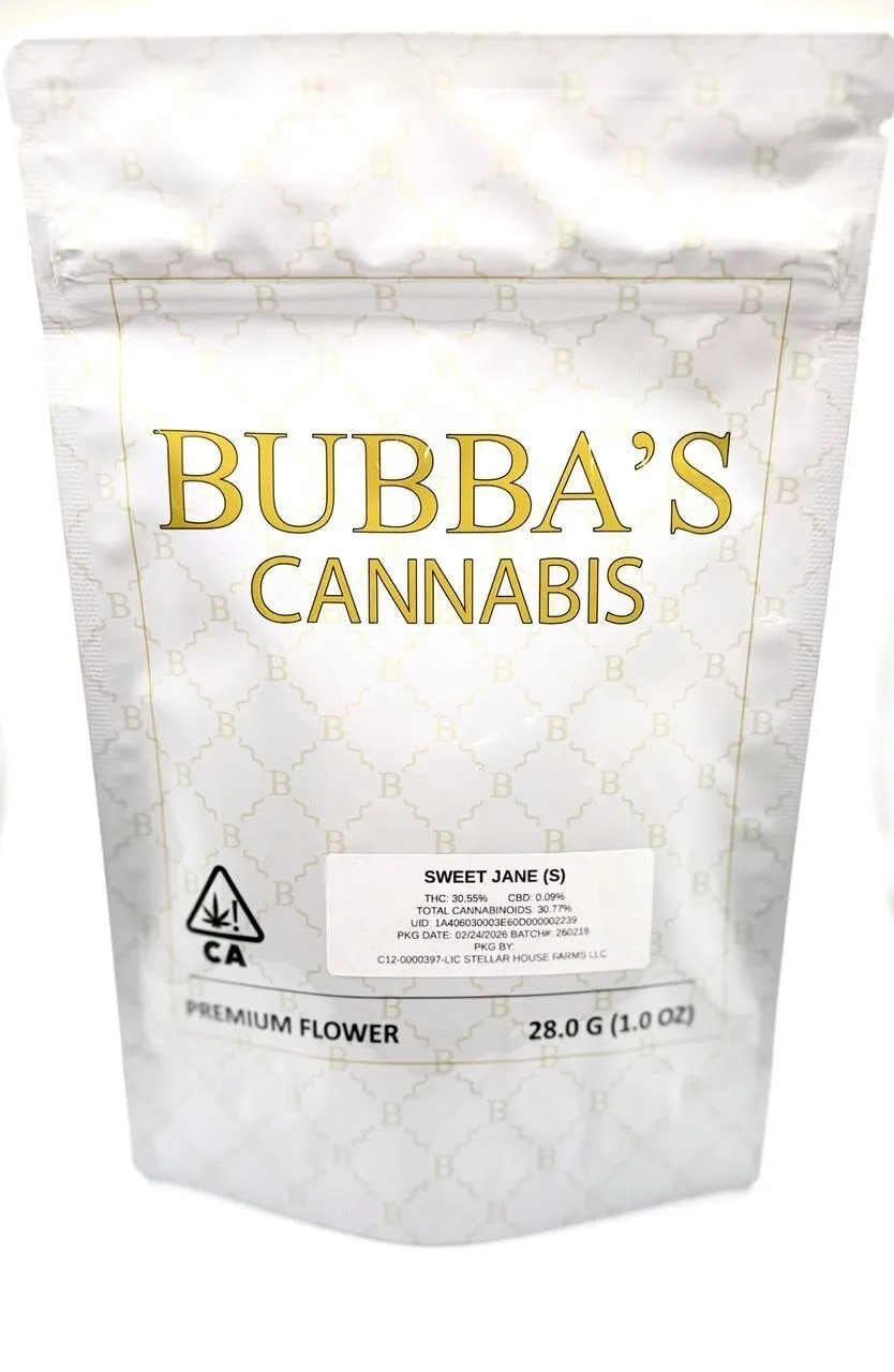 Bubba's Cannabis | Sweet Jane | Smalls | 14g