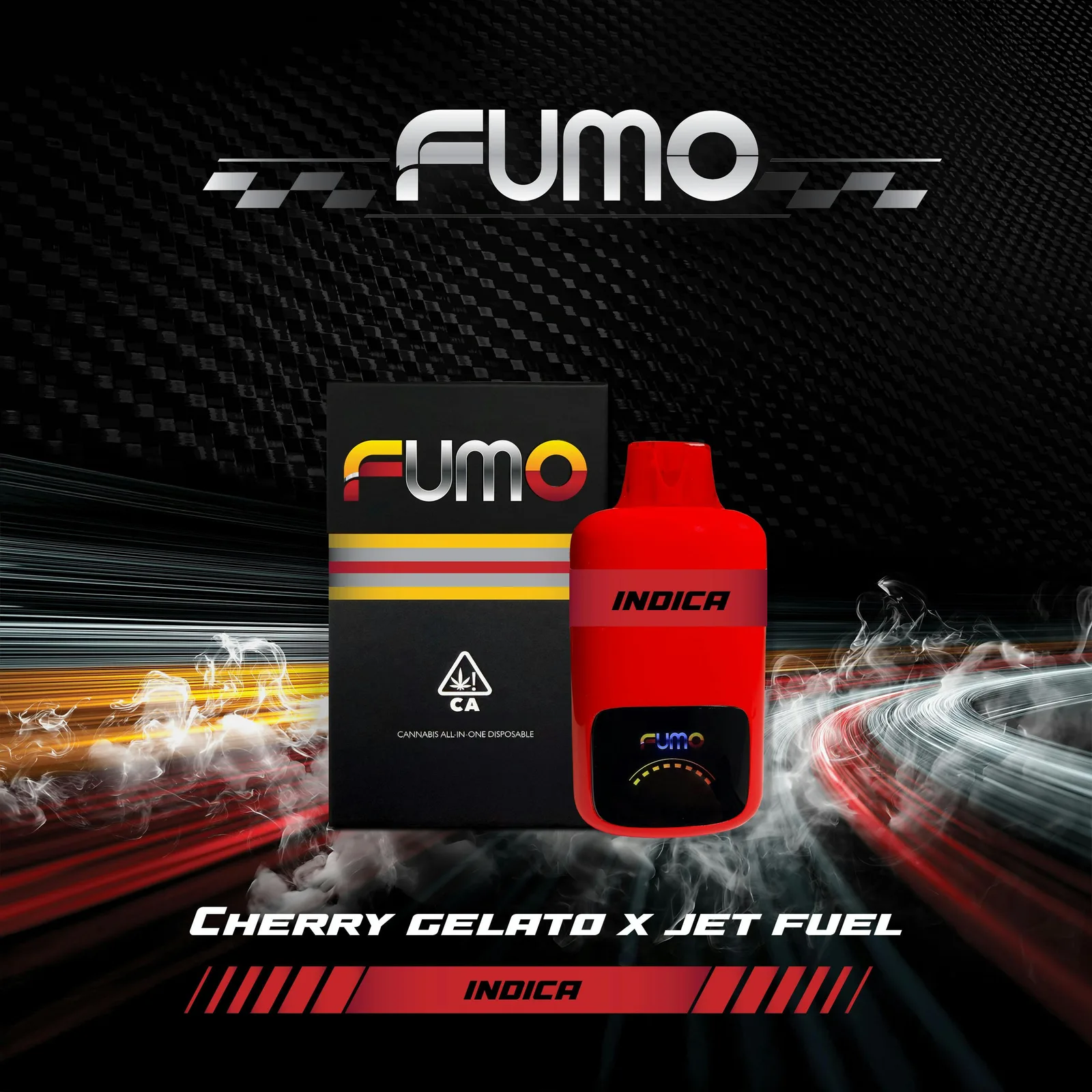 FUMO- CHERRY GELATO X JETFUEL - Liquid Diamond/Live Resin 1g