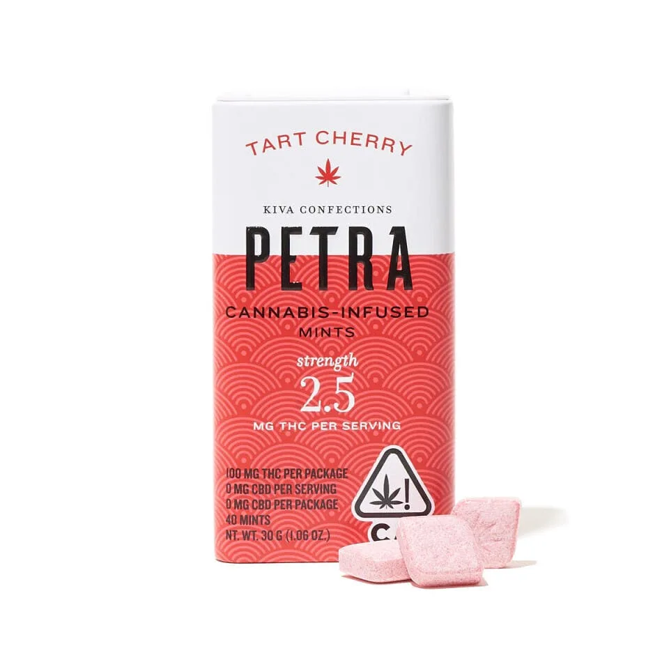 Kiva Petra Mints - Tart Chery (100mg)
