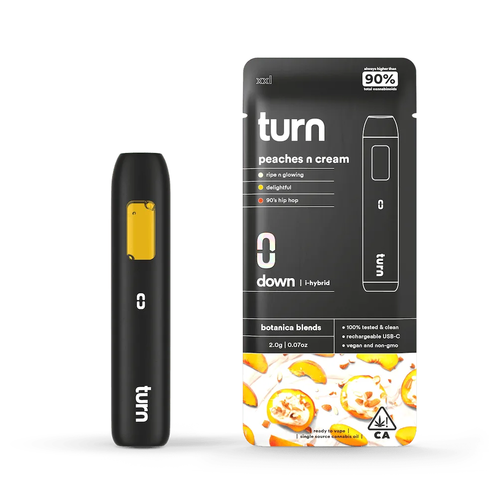 turn | Peaches N Cream | Disposable | 2g