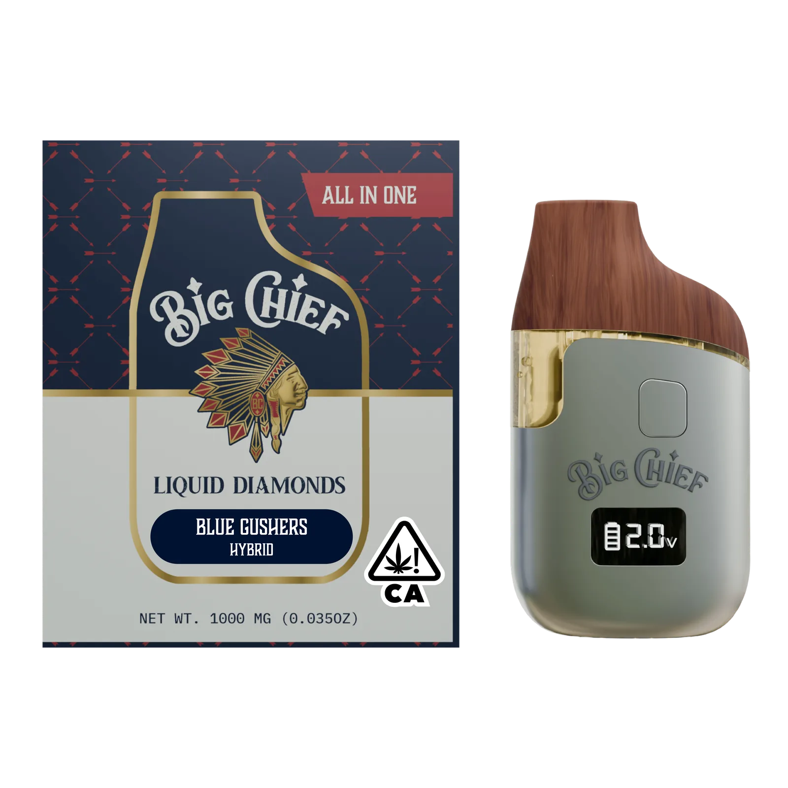 BLUE GUSHERS- Liquid Diamonds 1G All-in-One