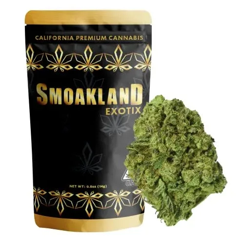 Smoakland Exotix | Glueberry OG | Big Buds | 14g