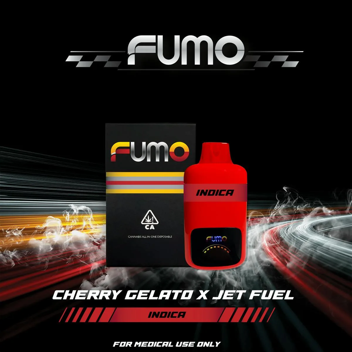 FUMO- CHERRY GELATO X JETFUEL - Liquid Diamond/Live Resin 2g