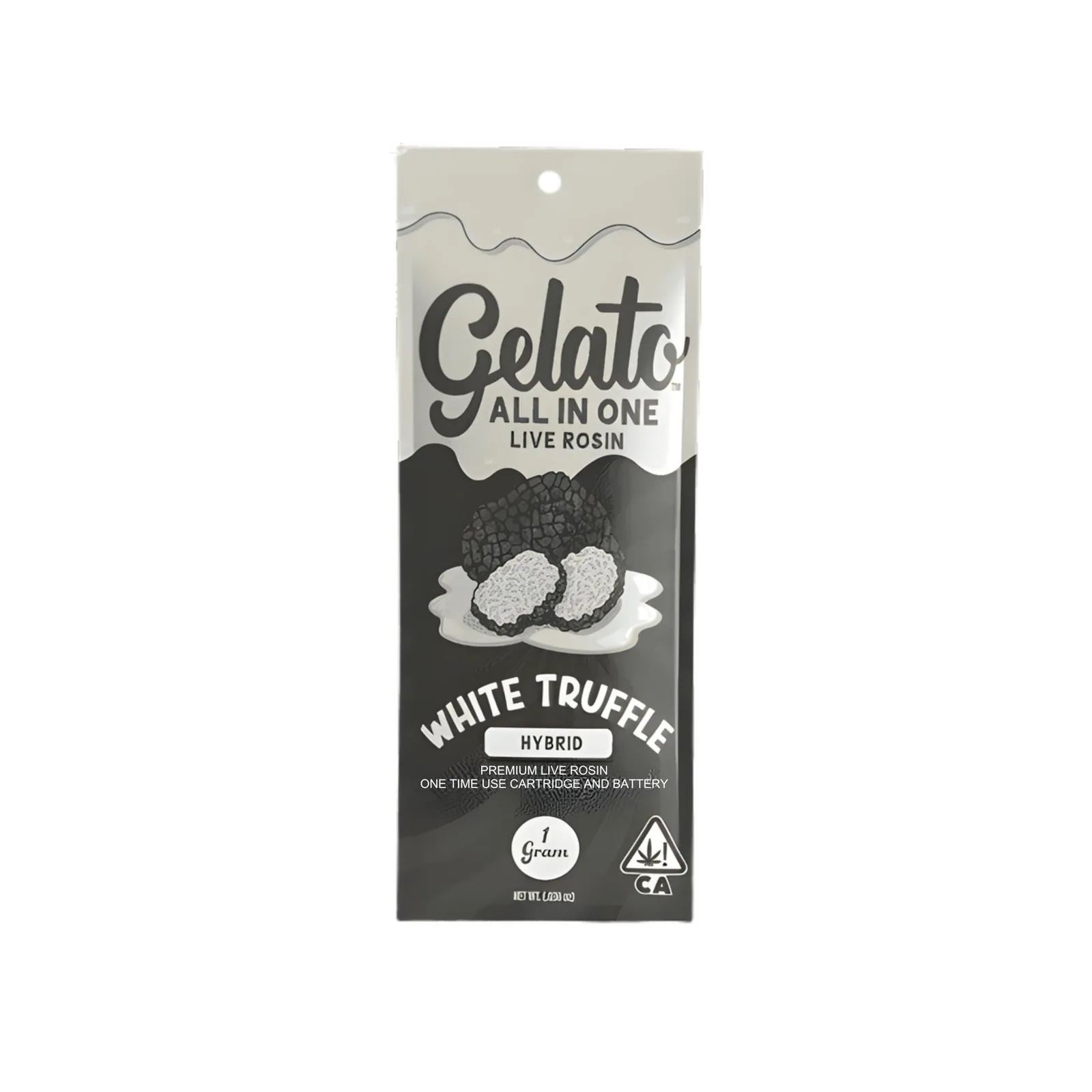 Gelato | AIO Vape | 1g | Live Rosin | White Truffle