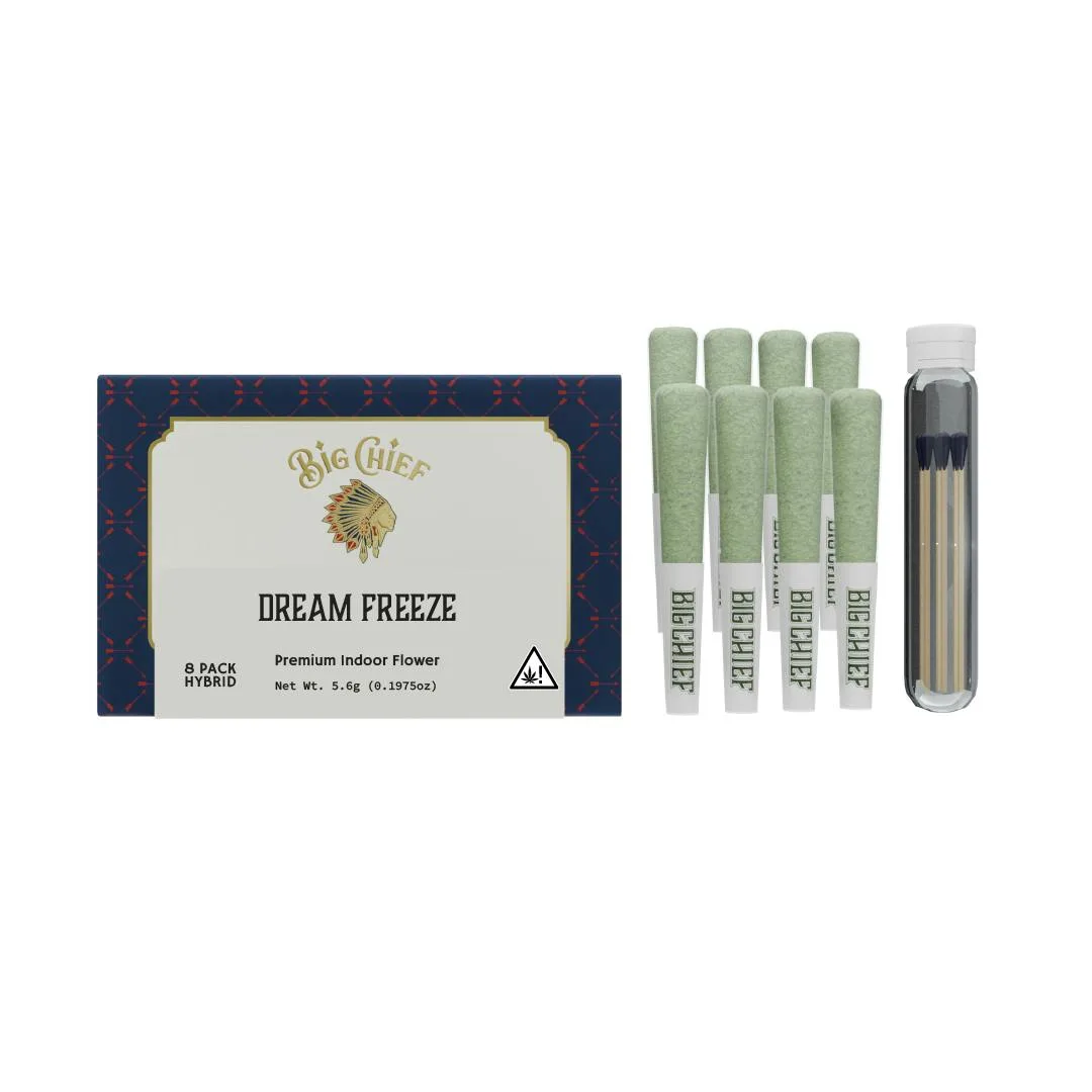 8 Pack Pre-Rolls Dream Freeze