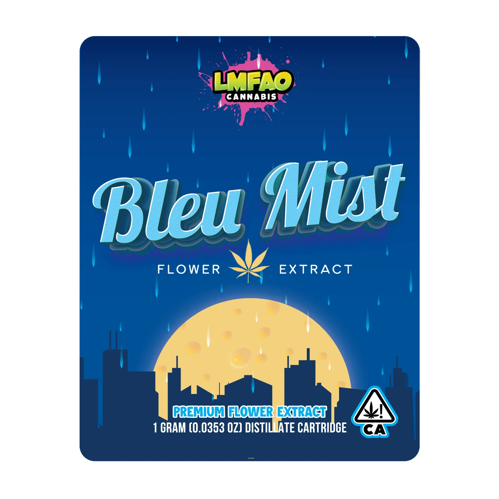 Bleu Mist 1g Distillate Cartridge