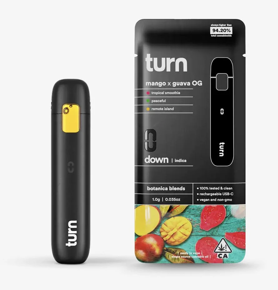 turn | Mango Guava OG | Disposable | 1g