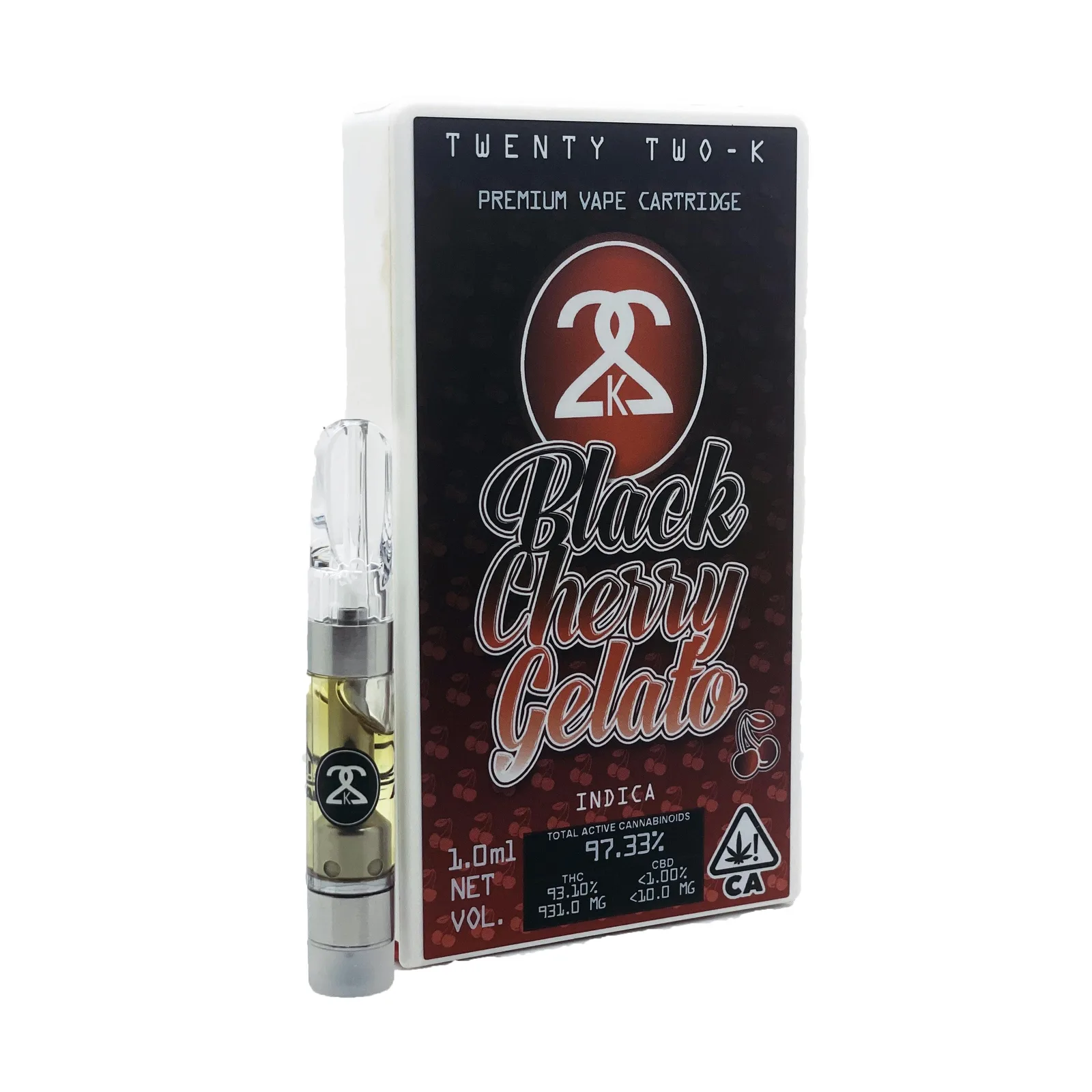 22K - Black Cherry Gelato - Cartridge - 1.0ml