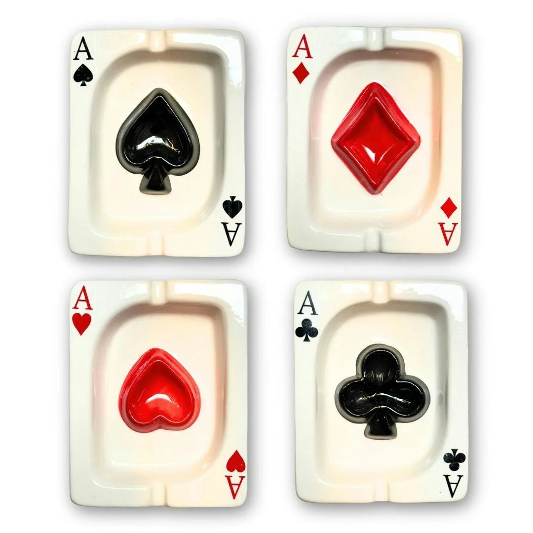 Kolas Ashtray Playing Cards Assorted