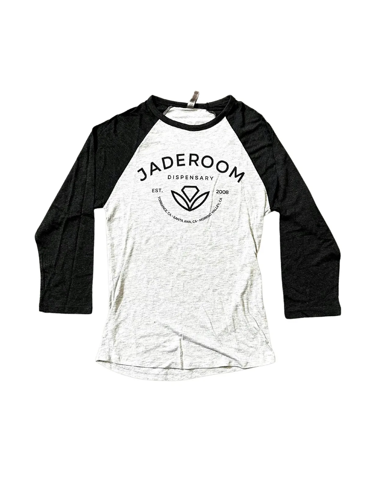 JADEROOM - DARK GREY/GREY BASEBALL TEE (MEDIUM)
