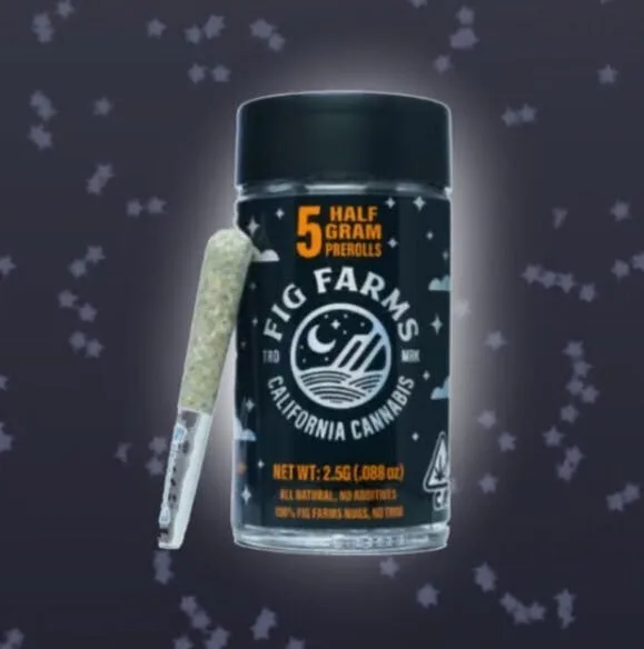 RS-11 - PREROLL - 5 PACK - 2.5G - FIG FARMS