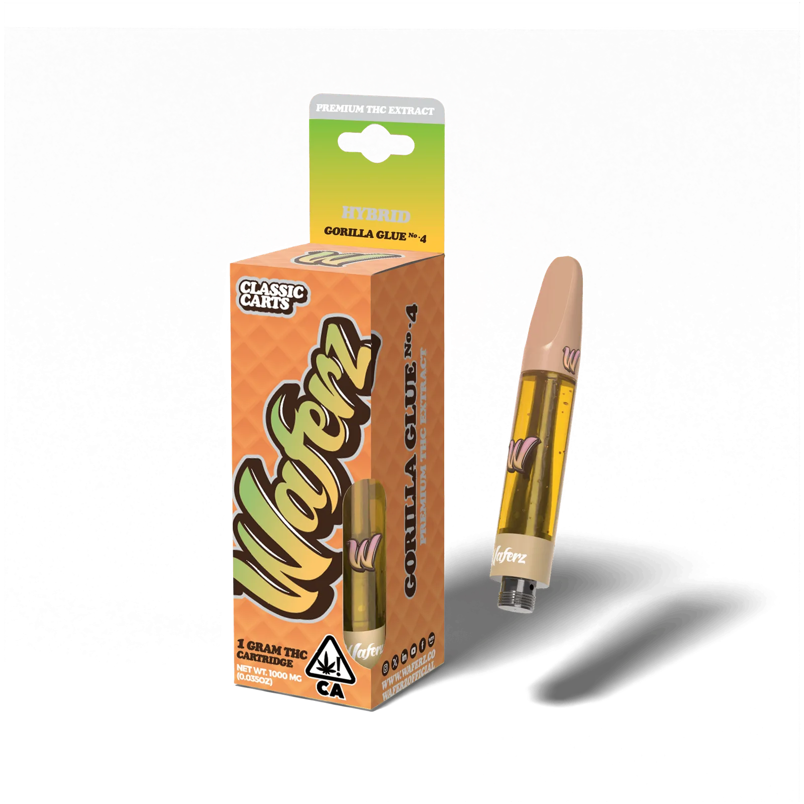 Waferz Classic Carts: Gorilla Glue #4
