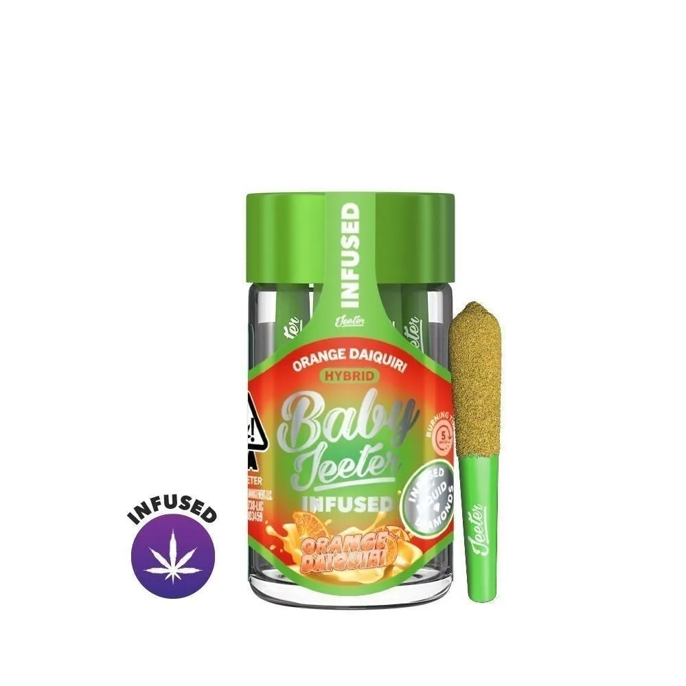 Jeeter | Orange Daiquiri | Baby Infused Minis | 0.5g each | 5pk