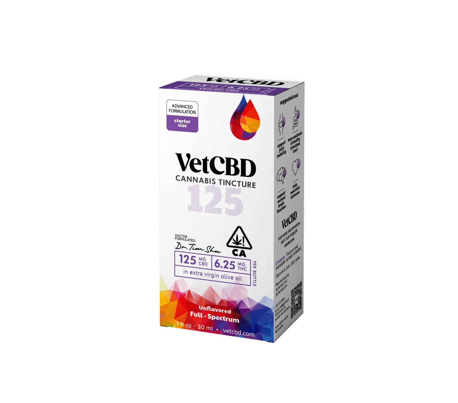 VET CBD 125MG/ 6.25MG